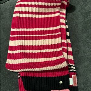Kate spade stripe scarf new
